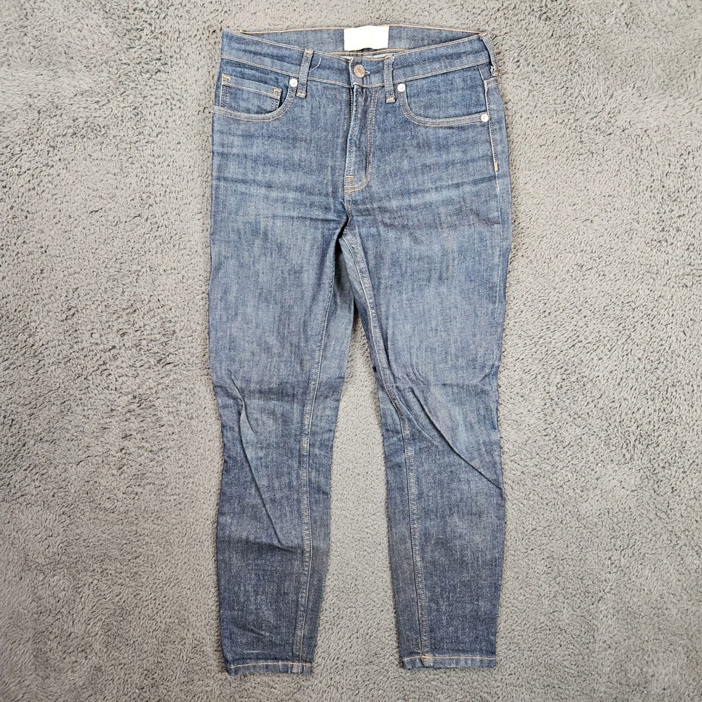 Everlane Womens Skinny Ankle Jeans Medium Wash Blue Denim Size 26